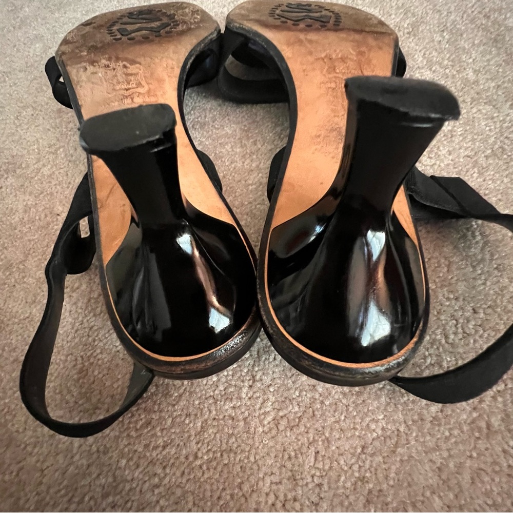 Stuart Weitzman Transition Black Elastic Kitten H… - image 6